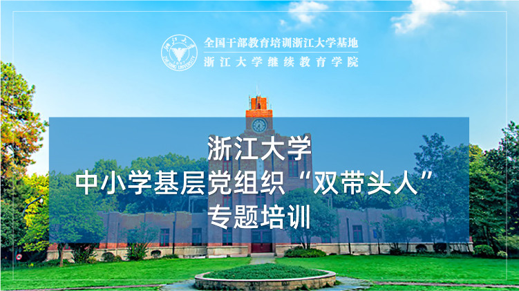 中小学基层党组织“双带头人”专题培训班