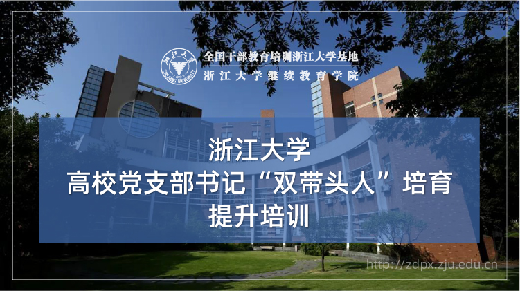 高校教师党支部书记“双带头人”培训班