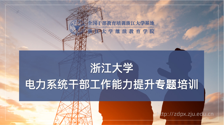电力系统干部工作能力提升专题培训班