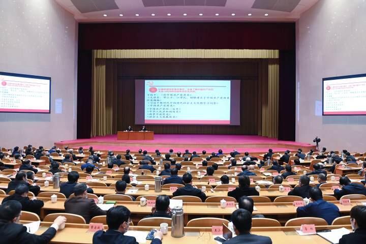 党史学习教育中央宣讲团宣讲报告会在杭州举行