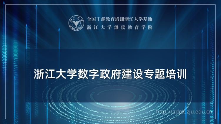 数字政府建设CDO专题培训班