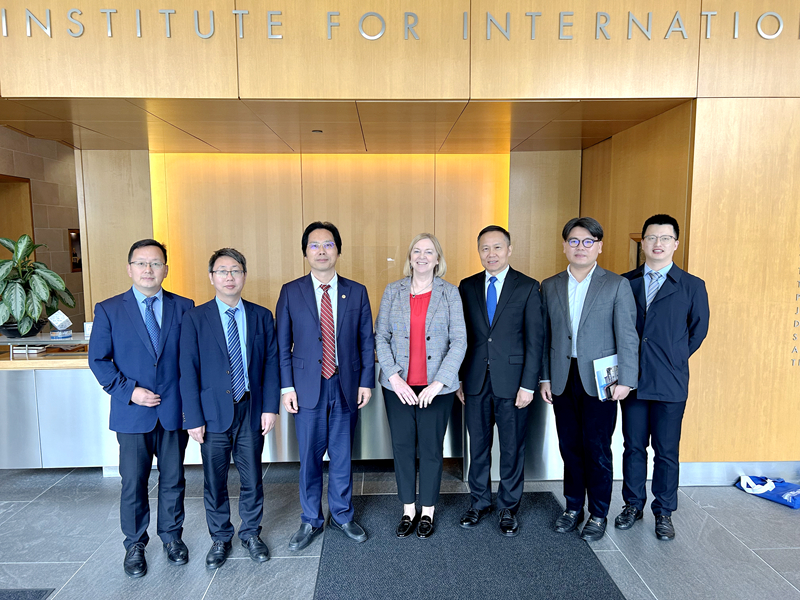 浙江大学副校长黄先海副校长率团访美与国际知名智库对话交流