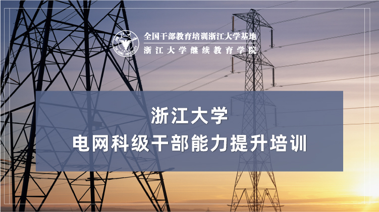 电力电网公司管理干部能力提升培训班