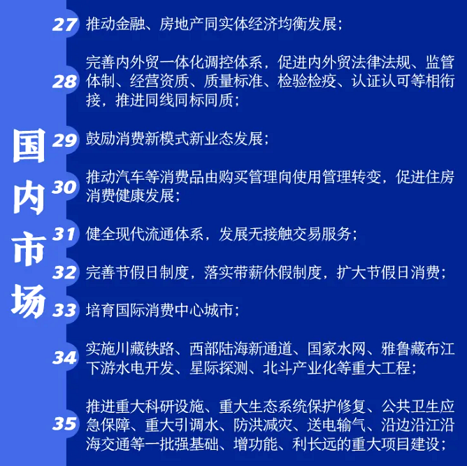 “十四五”——国内市场