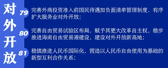 “十四五”——对外开放